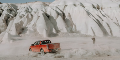 Car in the mountains