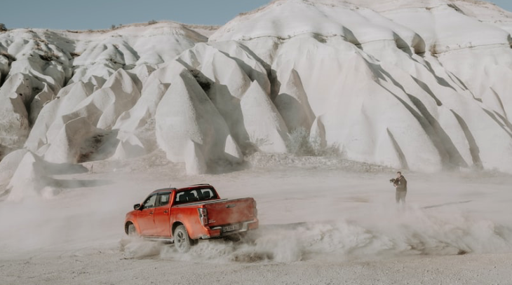 Car in the mountains